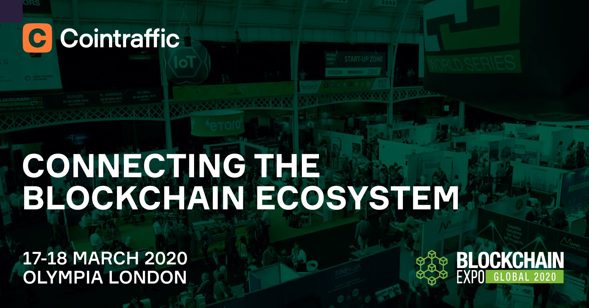 Cointraffic to Attend Blockchain Expo Global 2020