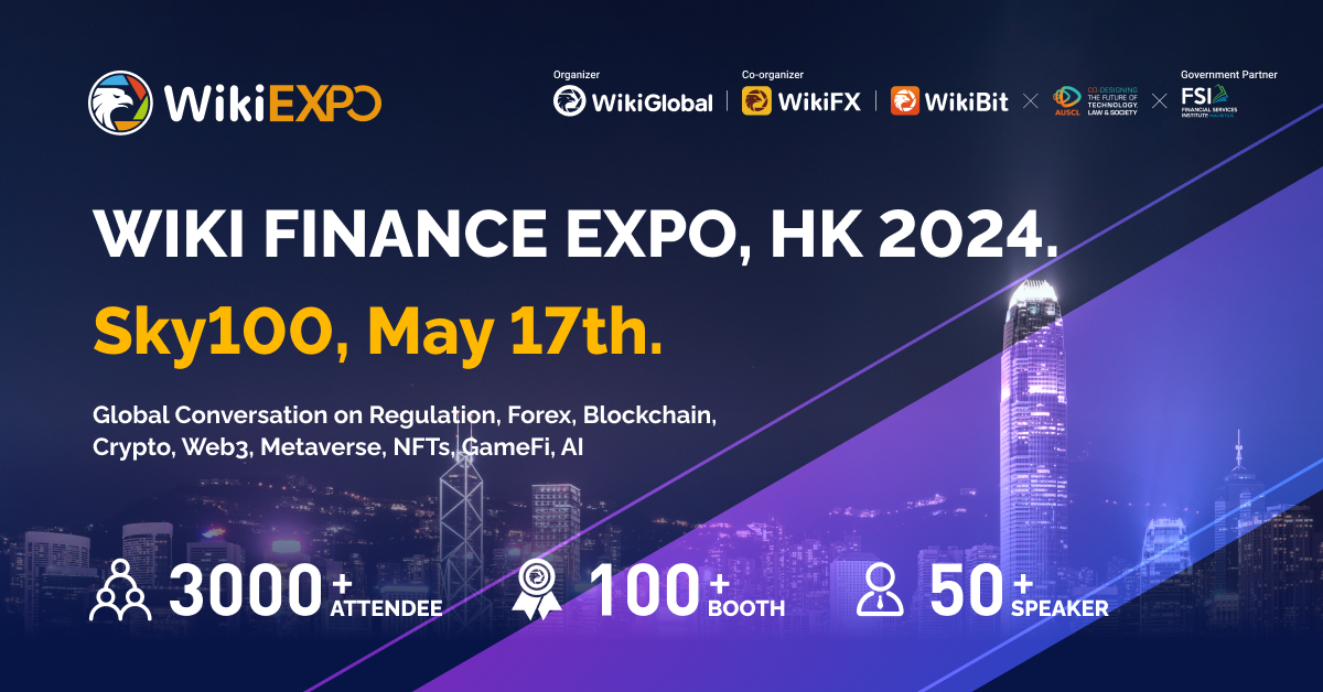 Wiki Finance Expo Hong Kong 2024 - Showcasing the Future of FinTech with Cointraffic as Media Partner
